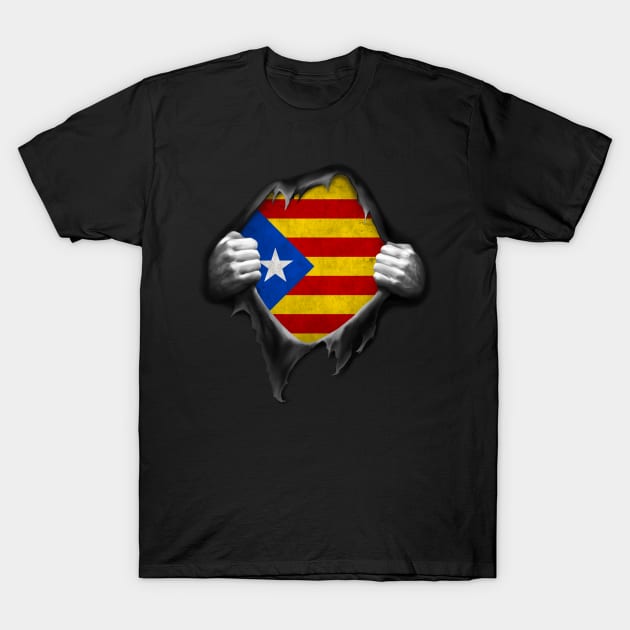 Catalonia Flag Catalan Roots DNA Pride Gift T-Shirt by nikolayjs